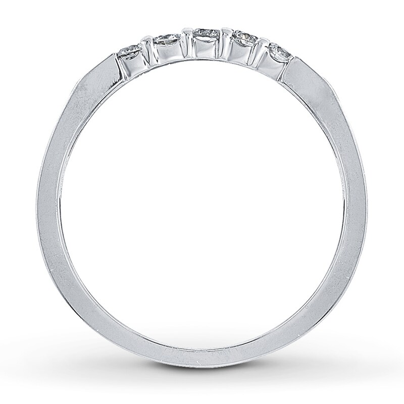 Main Image 2 of Previously Owned Diamond Band 1/4 ct tw 14K White Gold