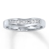 Thumbnail Image 1 of Previously Owned Diamond Contour Ring 1/4 ct tw Round-cut 14K White Gold