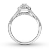 Thumbnail Image 2 of Previously Owned Diamond Promise Ring 1/2 carat tw Round 10K White Gold