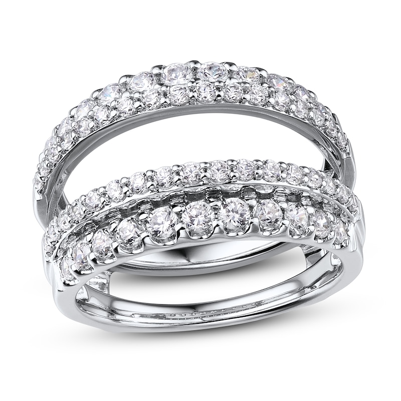 Main Image 1 of Previously Owned Diamond Enhancer Ring 1 1/4 ct tw Round 14K White Gold