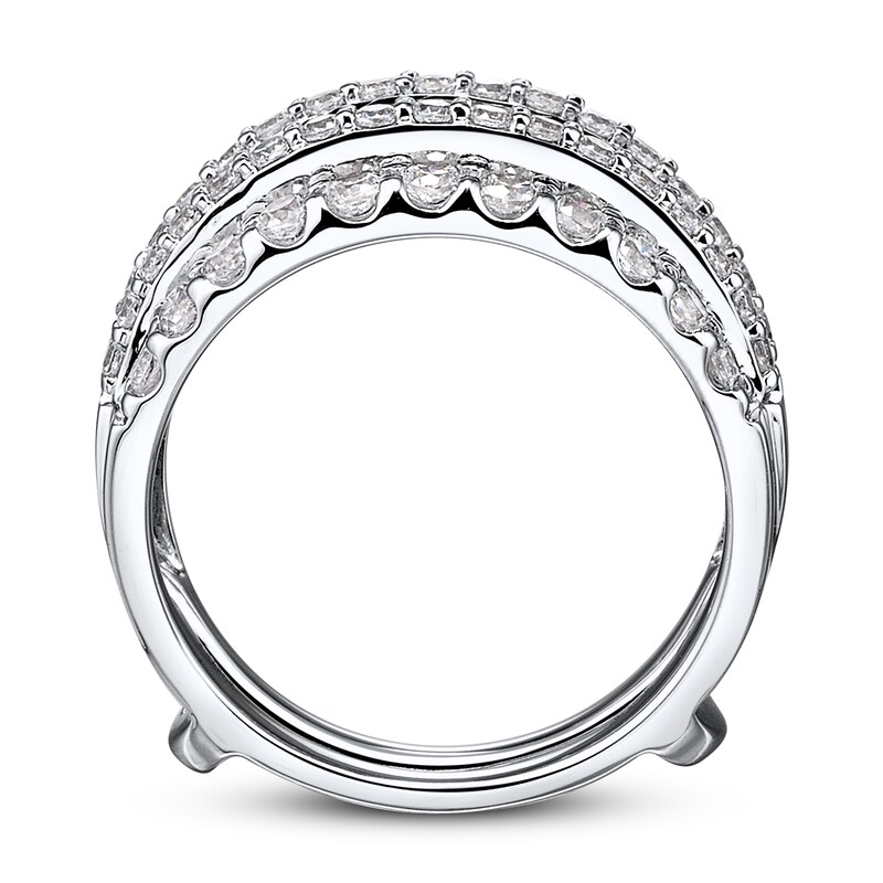 Main Image 2 of Previously Owned Diamond Enhancer Ring 1 1/4 ct tw Round 14K White Gold