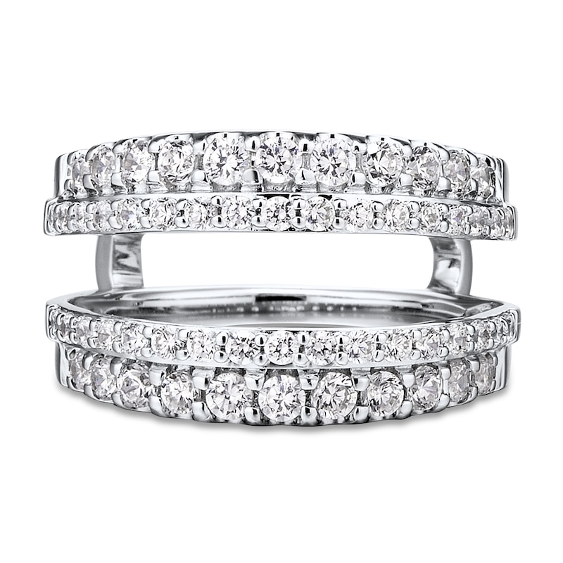 Main Image 4 of Previously Owned Diamond Enhancer Ring 1 1/4 ct tw Round 14K White Gold