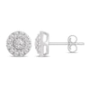 Thumbnail Image 1 of Previously Owned Diamond Stud Earrings 1/2 ct tw Round 10K White Gold