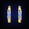 Thumbnail Image 2 of Previously Owned Certified Diamond Hoop Earrings 1 ct tw Round 14K Yellow Gold