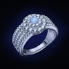 Thumbnail Image 4 of Previously Owned Certified Diamond Ring 1 ct tw Round 14K White Gold
