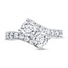 Thumbnail Image 4 of Previously Owned Ever Us Two-Stone Diamond Ring 2 1/2 ct tw 14K White Gold