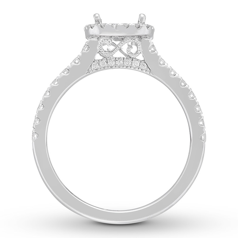 Previously Owned Neil Lane Ring Setting 3/8 ct tw Diamonds 14K White Gold
