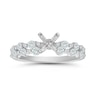 Thumbnail Image 1 of Previously Owned Diamond Engagement Ring Setting 5/8 ct tw Round 14K White Gold