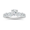 Thumbnail Image 3 of Previously Owned Diamond Engagement Ring Setting 5/8 ct tw Round 14K White Gold