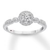 Thumbnail Image 1 of Previously Owned Diamond Promise Ring 1/5 ct tw Round 10K White Gold