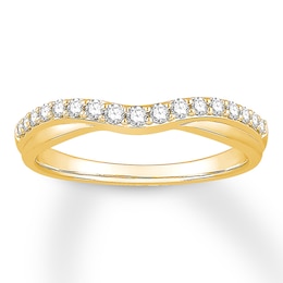 Previously Owned Diamond Contour Ring 1/4 carat tw Round 14K Yellow Gold