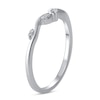 Thumbnail Image 2 of Previously Owned Contour Ring Diamond Accents 14K White Gold