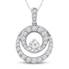 Thumbnail Image 1 of Previously Owned Closer Together Diamond Necklace 1-1/2 ct tw Round 14K White Gold