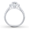 Thumbnail Image 2 of Previously Owned Diamond Ring Setting 5/8 ct tw Round 14K White Gold