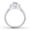 Thumbnail Image 1 of Previously Owned Diamond Ring Setting 5/8 ct tw Round 14K White Gold