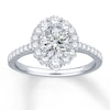 Previously Owned Diamond Ring Setting 5/8 ct tw Round 14K White Gold