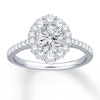 Thumbnail Image 3 of Previously Owned Diamond Ring Setting 5/8 ct tw Round 14K White Gold