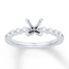 Thumbnail Image 1 of Previously Owned Colorless Diamond Engagement Ring Setting 1/3 ct tw 14K Gold