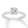 Previously Owned Colorless Diamond Engagement Ring Setting 1/3 ct tw 14K Gold