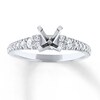Thumbnail Image 1 of Previously Owned Diamond Ring Setting 1/2 ct tw Round-cut 14K White Gold