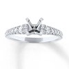 Thumbnail Image 0 of Previously Owned Diamond Ring Setting 1/2 ct tw Round-cut 14K White Gold