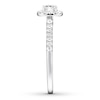 Thumbnail Image 3 of Previously Owned Diamond Engagement Ring 3/8 ct tw Round-cut 14K White Gold