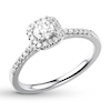 Thumbnail Image 4 of Previously Owned Diamond Engagement Ring 3/8 ct tw Round-cut 14K White Gold