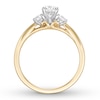 Thumbnail Image 1 of Previously Owned Diamond 3-Stone Ring 5/8 carat tw Round-cut 14K Two-Tone Gold
