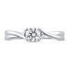 Thumbnail Image 3 of Previously Owned Diamond Engagement Ring 1/2 ct tw Round 14K White Gold