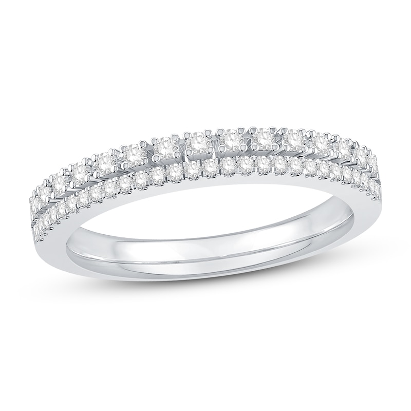 Main Image 1 of Previously Owned Diamond Anniversary Band 1/4 ct tw Round 14K White Gold