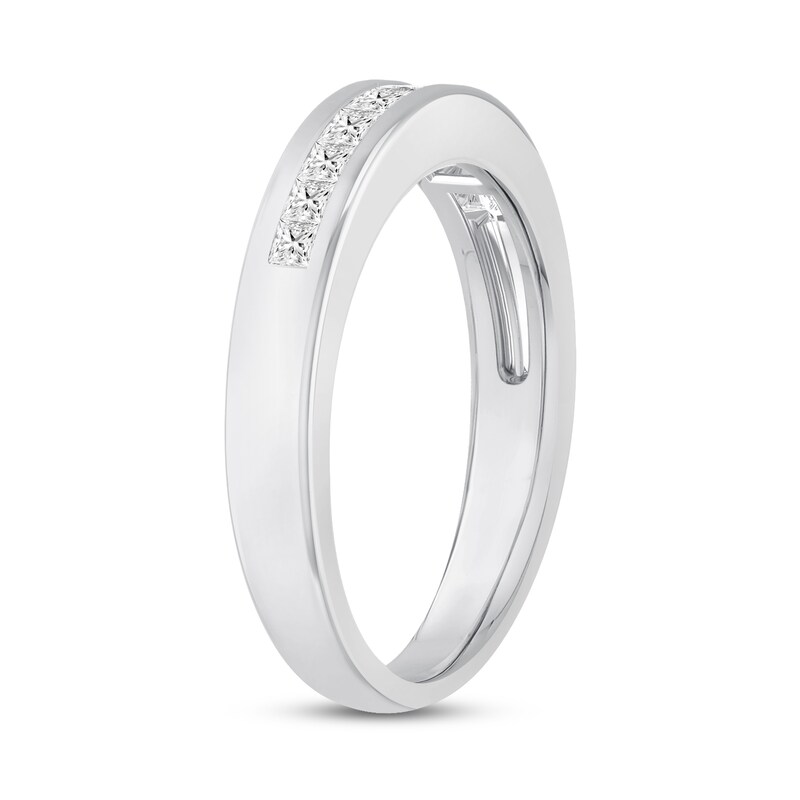 Main Image 2 of Previously Owned Diamond Anniversary Band 1/2 ct tw Round 14K White Gold