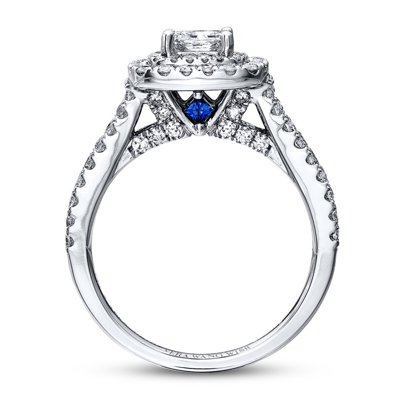 Main Image 2 of Previously Owned Vera Wang WISH 1-1/2 Carat tw Diamonds 14K White Gold Ring