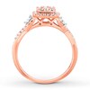 Thumbnail Image 2 of Previously Owned Diamond Promise Ring 1/2 ct tw Round 10K Rose Gold