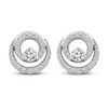 Thumbnail Image 1 of Previously Owned  Diamond Stud Earrings 1 ct tw Round 14K White Gold