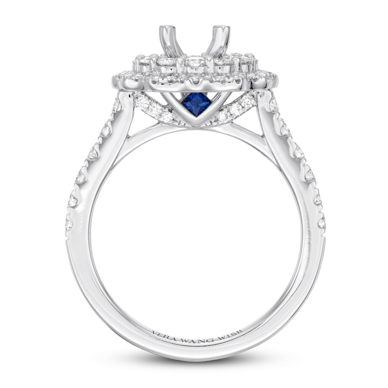 Main Image 2 of Previously Owned Vera Wang WISH Ring Setting 1 ct tw Diamonds 14K White Gold