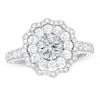Thumbnail Image 3 of Previously Owned Vera Wang WISH Ring Setting 1 ct tw Diamonds 14K White Gold