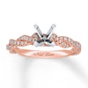 Thumbnail Image 1 of Previously Owned Neil Lane Ring Setting 3/8 ct tw Diamonds 14K Rose Gold