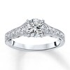 Thumbnail Image 3 of Previously Owned Diamond Engagement Ring Setting 3/8 ct tw Round 14K Gold