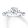 Previously Owned Diamond Engagement Ring Setting 1/3 ct tw Round 14K White Gold