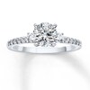 Thumbnail Image 3 of Previously Owned Diamond Engagement Ring Setting 1/3 ct tw Round 14K White Gold