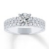 Thumbnail Image 3 of Previously Owned Diamond Engagement Ring Setting 5/8 ct tw Round 14K White Gold