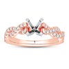 Thumbnail Image 1 of Previously Owned Diamond Ring Setting 3/8 ct tw Round 14K Rose Gold