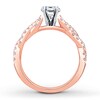 Thumbnail Image 2 of Previously Owned Diamond Ring Setting 3/8 ct tw Round 14K Rose Gold