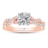 Thumbnail Image 3 of Previously Owned Diamond Ring Setting 3/8 ct tw Round 14K Rose Gold