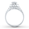 Thumbnail Image 2 of Previously Owned Diamond Engagement Ring Setting 3/4 ct tw Round 14K White Gold