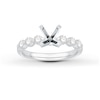 Thumbnail Image 1 of Previously Owned Diamond Engagement Ring Setting 1/2 ct tw Round Platinum