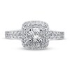 Thumbnail Image 3 of Previously Owned Pnina Tornai Definitely Yes Diamond Engagement Ring 1-1/4 ct tw Round 14K White Gold