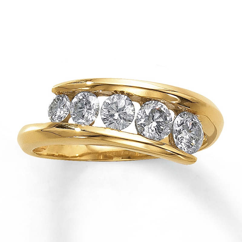 Main Image 1 of Previously Owned Diamond Anniversary Band 1 Carat tw 14K Yellow Gold