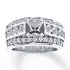 Thumbnail Image 1 of Previously Owned Diamond Ring Setting 1-5/8 ct tw Round-cut 14K White Gold