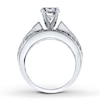 Thumbnail Image 2 of Previously Owned Diamond Ring Setting 1-5/8 ct tw Round-cut 14K White Gold